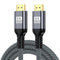 Vay Forwarg HD Video Line HDMI to HDNI Gray 8K@60Hz Backward Compatible 4K@240Hz Suitable