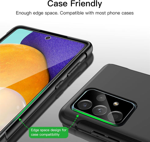 JETech Screen Protector for Samsung Galaxy A52 / A52 5G / A52s 5G with Camera Lens Protector, Tempered Glass Film, HD