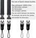 YMTHamaz3 Buckle,Washable,Black,39 Inch Camera Neck Straps Short,Binocular Strap with Quick Release