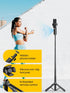 AOCHUAN Android,57'' 360 M3 Face Tracking Tripod for iPhone & Expandable Rotation Selfie Stick that Follows Your