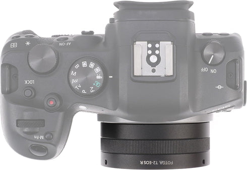 FOTGA T2-EOSR Lens Mount Adapter Ring for T2 T Lens to Canon R3 R5 R6 Mark II R7 R8 R10 R50 R100 RP Camera