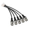 MEIRIYFA BNC Pigtail Cable Bare Wire - BNC Male Coaxial Connector Extension Plug with Open End Wire for CCTV Camera