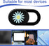 Qulkws 6 Pcs Webcam Cover Slide Butterfly Flower Design Ultra-Thin Laptop Camera Cover Slide Web Cam Privacy Blocker