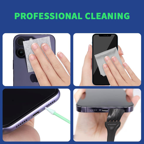 Phone Cleaning Kit, Screen Cleaner for iPhone, Airpod, Electronics Cleaning Kit for Laptop USB C Lightning