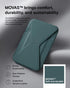 MOFT Magnetic Wallet Stand, Jungle, Compatible with iPhone 15/14/13/12 Series, Angle Adjustment & MagSafe