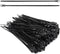 Zip Ties with Screw Hole, 8 inch 48lbs Heavy Duty Nylon for Indoor & Outdoor (Black, 300pcs)