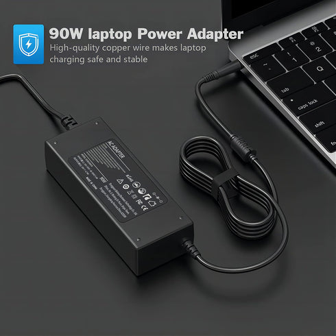 90W Power Cord for HP Pavilion All-in-One Desktop 18'' to 32'', Monitor Charger & Gaming Power Supply