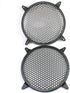 2 Pack 12 Inch Subwoofer Grill Covers, Waffle Grill Guard Protector with Mounting Screws, ABS Mesh Round