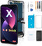 Screen Replacement for iPhone X - 5.8" 3D Touch Display Full Repair Kit, Digitizer Assembly with Tools Set