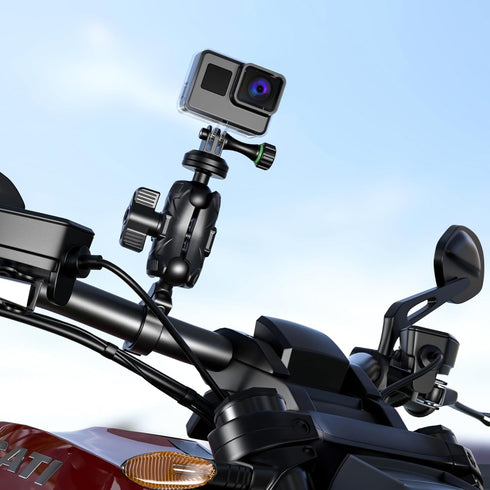 BRCOVAN Aluminum Alloy Tripod Mount Adapter with 1'' Ball, Compatible with RAM Mounts B Size