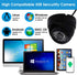 SVPRO Waterproof USB Security Camera, 80ft Infrared Night Vision, HD 720P Outdoor Indoor Video Camera, CCTV Dome for