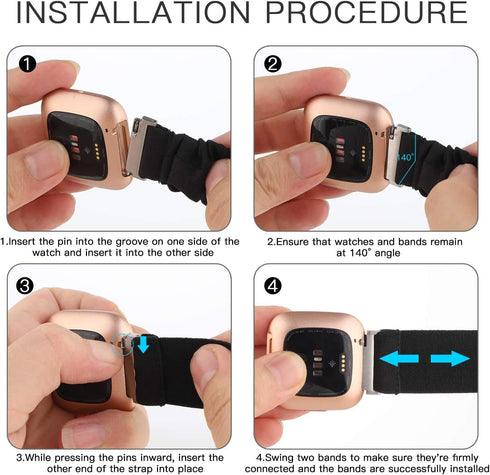 ID208 Plus Smart Watch Band, Lamshaw Stretch Nylon Adjustable Replacement Strap for Men & Women Compatible with Quican