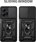 CCSmall Case for Xiaomi Redmi Note 12 4G with Slide Camera Cover, Military Grade Drop Protective Phone Cover
