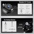 Neewer GM47 Quick Release Plate Kit, Auto Lock Square QR Camera Tripod Mount Plate Compatible with Arca Swiss