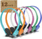 School Headphones 12 Pack, Multi Colors, Bulk Wired Disposable Kids Headphones for Classroom