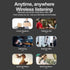 ASHATA Bluetooth 5.2 Headset, Hands Free Ear Hook Wireless Headphone, Waterproof Ultralight for Sport Driving