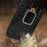 MODOS LOGICOS Case for iPhone XR, Dual Layers Shockproof Protective Case with Built-in 360 Metal Rotating Ring (Black)