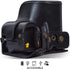 MegaGear MG1942 Ever Ready Genuine Leather Camera Case - Compatible with Nikon Z5, Black.