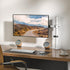 WALI Monitor Arm Mount for Desk, Single Computer Desk Mount, Up to 32 Inch, 22 lbs, White (M001-W)