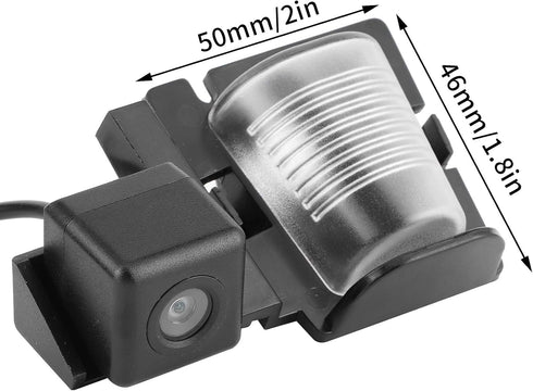 Waterproof Rear View Camera, 12V Car Reverse Camera Backup Parking Assistance for Wrangler 2007 and Up
