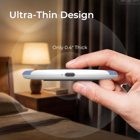 heetipuk 2026 Pillow Speaker,Bluetooth Pillow Speakers for Sleeping,Ultra-Thin Under Pillow Speakers with White Noise