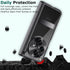 OnePlus Open Clear Case with Hinge Protection, Built-in Screen & Camera Protectors, All-Inclusive Kickstand Cover,