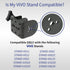 3 39 inches, STAND-V002, PT-SD-PL01B VIVO Steel Extra Tall Section Monitor Stand Pole Sturdy Center Pole for Monitor