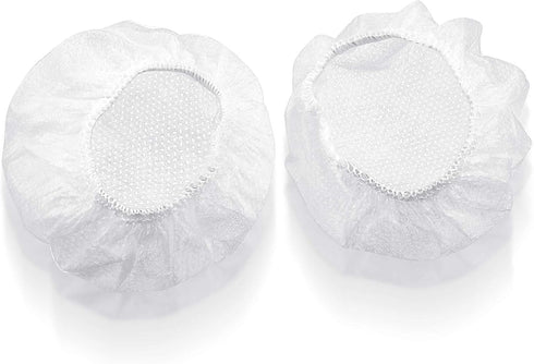 100 Pieces Disposable Headphone Ear Covers, Sanitary Non-Woven Stretch Earpad Covers