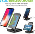 Universal Wireless Charger and Phone Stand – Ultra Slim Charging Holder with Fast Charge by Cellet