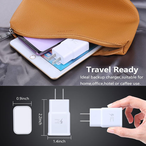 5 Pack Type C Charger Fast Charging Block, USB Wall Phone Charger Adapter for Samsung Galaxy, LG, Pixel3, Huawei