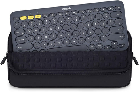Keyboard Sleeve Case for Logitech Pebble Keys 2 K380s & K380 Bluetooth Keyboard, Shockproof Protective Neoprene Bag