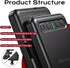 Datarm 4-14H Rechargeable Soft Selfie Light for Phone, Camera, Laptop, Battery Portable LED Light for Pictures, Phone