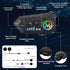 Motorcycle Helmet Speakers with High Battery Life, IPX6 Automatic Answer/Call Music Control, Intelligent Noise/Wake up