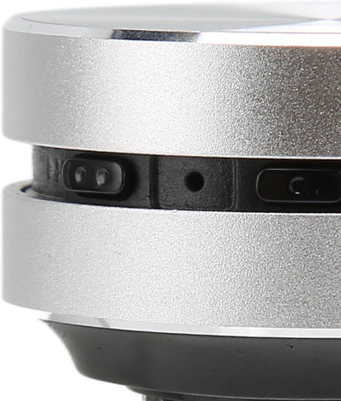 FOSA Mini Bluetooth Speaker - Bone Conduction, Stereo Magnetic Portable Speaker, Supports FM Radios (Silver)