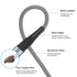 USB Type C QC3.0 Fast Charging 4-in-1 Multi USB C Splitter Cable for iPhone 15 Pro Max, Samsung Galaxy S24