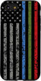 iPhone SE (2020) / 7 / 8 Police Military and Fire Thin Blue Green Red Line Flag Case