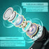 T59 Bluetooth Headphones, Wireless Earbuds with 72hrs Playtime, Charging Case, Digital Display, Sports Ear Buds, Black