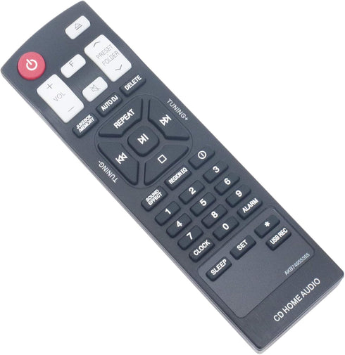 New AKB74955355 Replacement Remote Control for LG Mini Hi-Fi CM4590, CJS45F, CJ87 Home Audio System