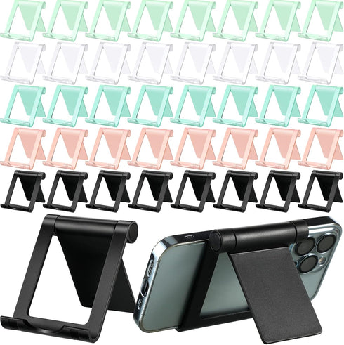Fabbay 40 Pcs Foldable Cell Phone Stand Desk Multi Angle Tablet Stand Universal