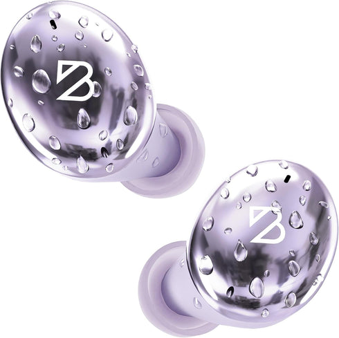 Tempo 30 Wireless Earbuds for Small Ears, Comfortable Bluetooth Ear Buds for Women and Men, Purple Earphones