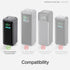 SIKAI CASE 20,000mAh 200W 1/4-inch 200W Silicone Case for Anker Prime Power Bank nut Hole, TF/SM Card Storage Reserved