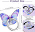 Mabor 360Rotation Phone Ring Holder Grip, Butterfly Cellphone Ring Holder Metal Finger Rings Phone Grip Stand