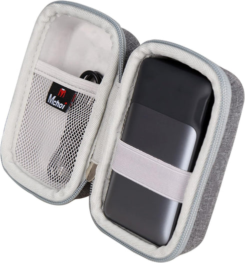Mchoi Hard Carrying Case Fits for Anker 733 Power Bank 10,000mAh (GaNPrime PowerCore 65W), Shockproof Waterproof Grey Travel Charger Protective Case, Case Only