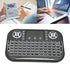 Mini Bluetooth Keyboard with Touchpad, Portable 2.4GHz RF Multi Touch Rechargeable Handheld Controller for PC, Tablet,
