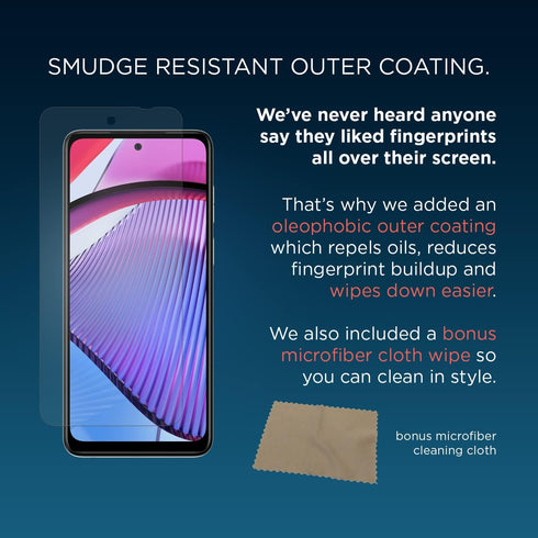 Motorola Moto G Power 5G (2023) Screen Protector - 9H Tempered Glass, Anti Scratch, Anti Smudge, Anti Fingerprints