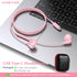 HiFi Stereo USB C Headphones for iPad Pro, iPhone 15/15 Pro Max, Samsung S24/S23 Ultra, OnePlus, Huawei - Pink