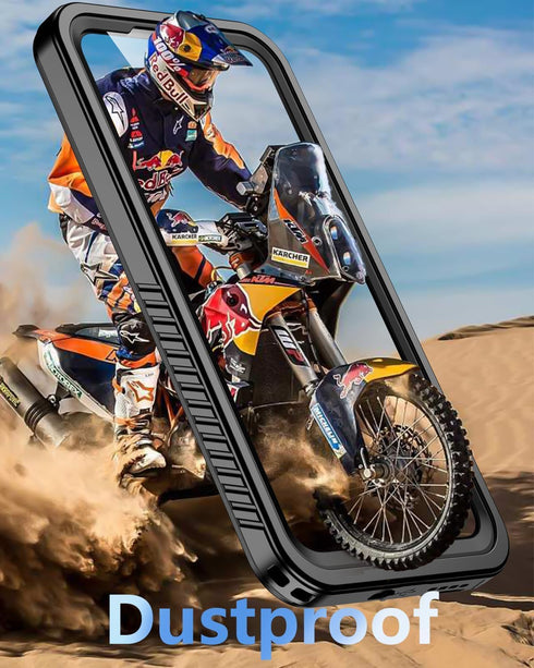Oterkin Waterproof Case for Samsung Galaxy S24 Ultra, Built-in Screen Protector, 12FT Military Grade Protection (Black)