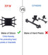 Universal Car Headrest Mount Holder by TFY, Compatible with 4.5-6 Inch Phones and 7-10.5 Inch Tablets
