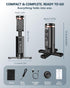 360 1/4-Inch Auto-Tracking Phone Tripod, Rotation Auto Face Tracking Tripod with Gesture & Remote Control, Cell Phone