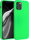 kwmobile Case for Apple iPhone 12 / iPhone 12 Pro - Soft Slim Protective TPU Silicone Cover - Neon Green